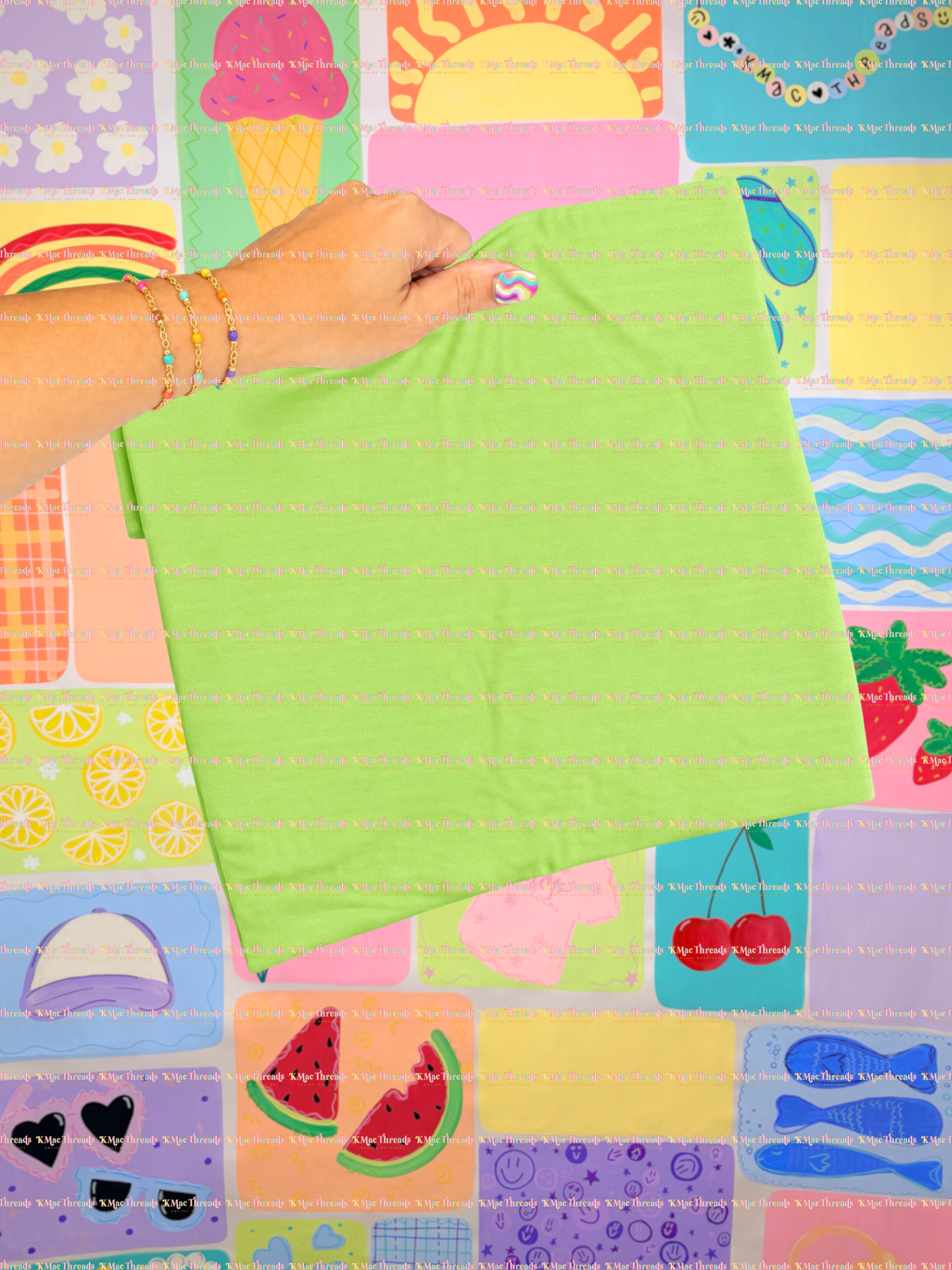 Lime Gildan Fun Mock