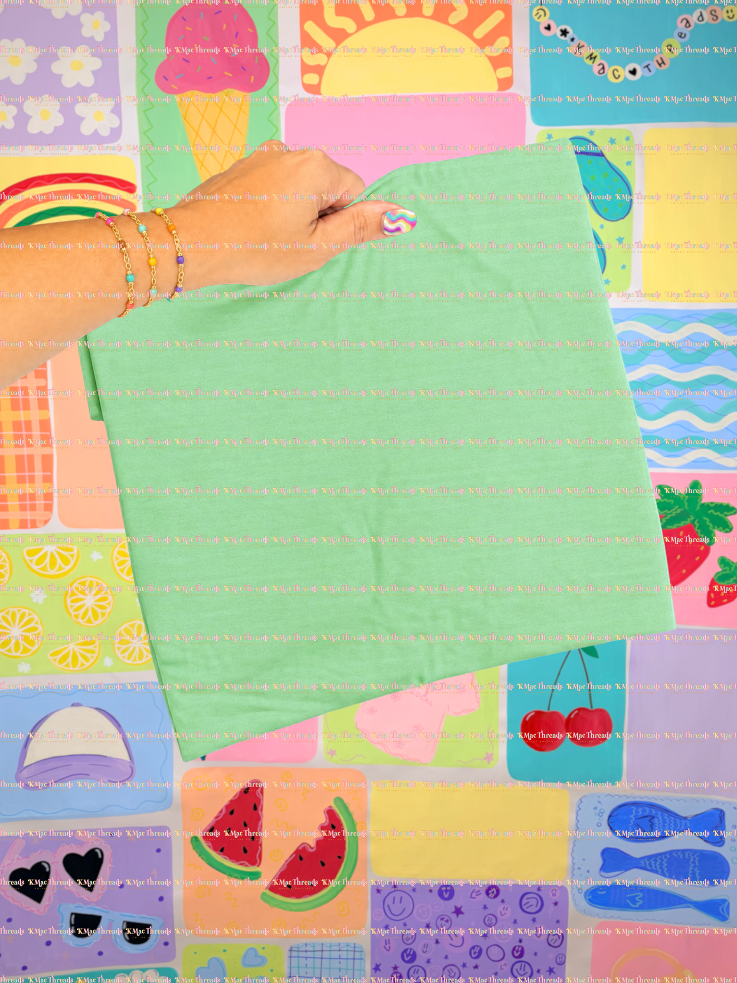 Mint Green Gildan Fun Mock