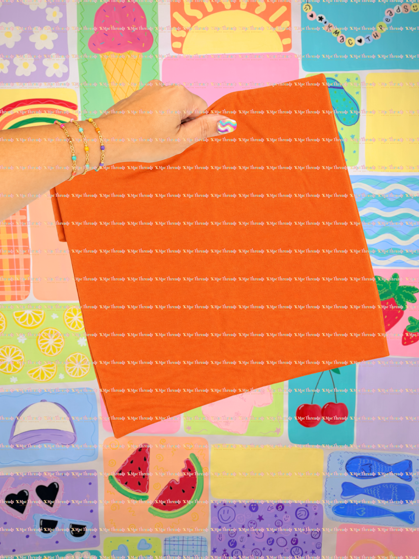 Orange Fun  Gildan Fun Mock
